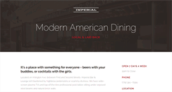 Desktop Screenshot of imperialbarandlounge.com